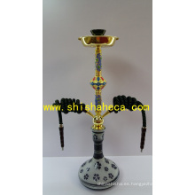 Diseño de moda de alta calidad Zinc aleación Nargile fumar tubo Shisha Cachimba